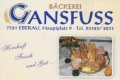 Logo B�ckerei Gansfuss