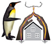 Logo Pinguin Blitz Schutzbau & Elektrotechnik e.U. Harald Schroll