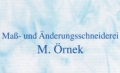 Logo Ma�- und �nderungschneiderei  Mehmet �rnek