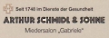 Logo Arthur Schmidl & S�hne  Miedersalon Gabriele
