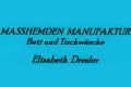 Logo MASSHEMDEN MANUFAKTUR  Bett u. Tischw�sche  Inh. Elisabeth Dresler