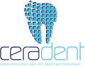 Logo Cera-Dent  Zahntechnisches Labor  Rossi-Stoisser