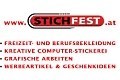 Logo Stichfest Grafikdesign Textilveredelung Inh. Monika Springer