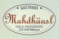Logo Gasthaus Mahdh�usl  Helmut Bruckenberger