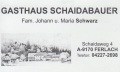 Logo Gasthaus  Schaidabauer