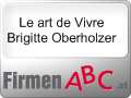Logo Le art de Vivre  Brigitte Oberholzer