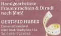 Logo Damenschneiderei  Gertrud Huber