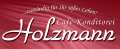 Logo Caf� - Konditorei - Holzmann  Charlotte Rabinig