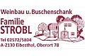 Logo Weinbau und Buschenschank  Familie Strobl