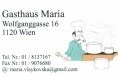 Logo Gasthaus Maria Vlaykovska Gasthausbetriebs KEG in 1120 Wien