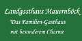 Logo Landgasthaus  Mauernb�ck