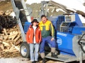 2. Bild / Mobile Holzspaltung  Manuela Moser