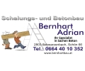 Logo: Bernhart Adrian  Schalungs- & Betonbau
