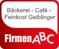 Logo: Bäckerei - Café - Feinkost  Geiblinger