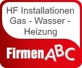 Logo HF Installationen Gas - Wasser - Heizung