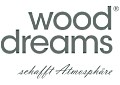 Logo: wooddreams  schafft Atmosphäre