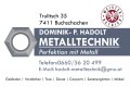 Logo Dominik Hadolt Metalltechnik in 7411  Buchschachen