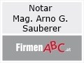 Logo Notar Mag. Arno G. Sauberer