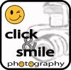 Logo click & smile photography