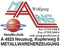 Logo Metallwarenerzeugung  Mang Wolfgang
