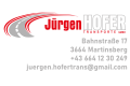 Logo: Jürgen Hofer Transporte Güterbeförderungen