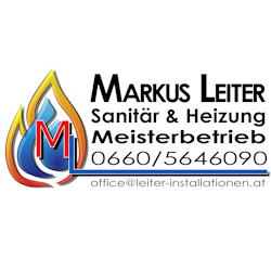Markus Leiter e.U.
Sanitär, Heizung & Elektro
Meisterbetrieb