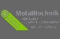 Logo P&G Metalltechnik GmbH