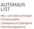 Logo Autohaus List GmbH