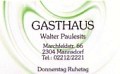 Logo Paulesits Walter Gasthaus in 2304 Mannsdorf an der Donau