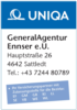 Logo Generalagentur Ennser e.U. Versicherungen und Kfz Zulassungsstelle in 4642 Sattledt