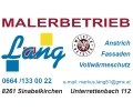 Logo: Malerei Lang  Inh.: Markus Lang  Anstrich - Fassaden - Vollwärmeschutz