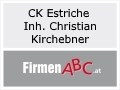 Logo CK Estriche  Inh. Christian Kirchebner in 6170  Zirl
