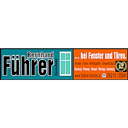 Bernhard Führer GmbH
Fenster – Türen – Sonnenschutz