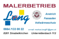 Logo: Malerei Lang  Inh.: Markus Lang  Anstrich - Fassaden - Vollwärmeschutz