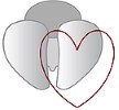 Logo Klauenpflege mit Herz