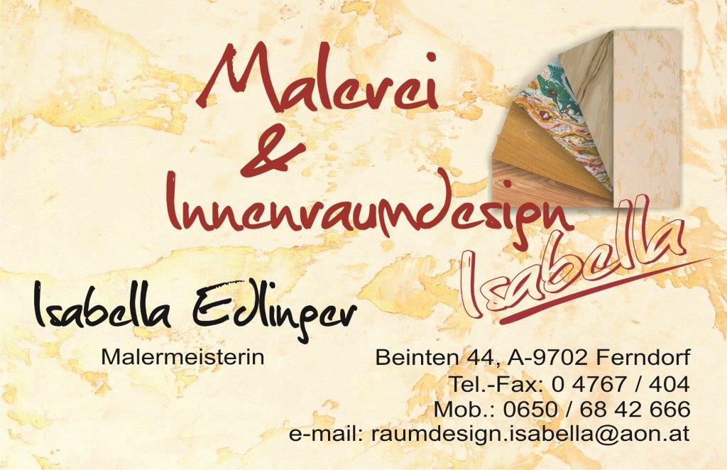 Malerei & Innenraumdesign 
Isabella Edlinger