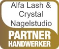 Logo Alfa Lash & Crystal Nagelstudio