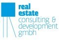 Logo: real estate consulting & development gmbh  Immobilienprojektentwicklung  Unternehmensberatung
