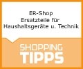 Logo ER-Shop  Ersatzteile für Haushaltsgeräte u. Technik