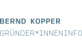 Logo: BERND KOPPER GRÜNDER*INNENINFO