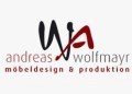 Logo Andreas Wolfmayr  Möbeldesign & Produktion   Geschäftseinrichtungen
