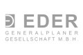 Logo: EDER GENERALPLANER GESELLSCHAFT M.B.H.  PLANEN.NEU DEFINIERT