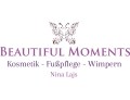 Logo Beautiful Moments by Nina  Inh. Nina Lajs  Kosmetikstudio & Fußpflege