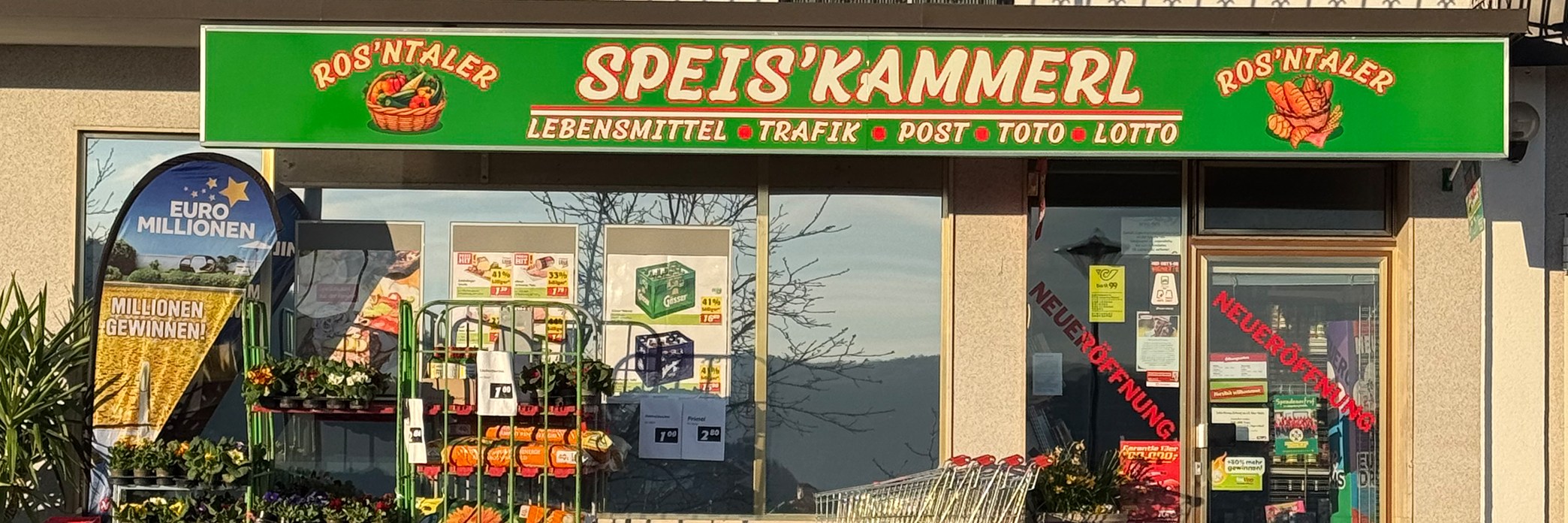 Präsentationsansicht der Firma Rosentaler Speiskammerl