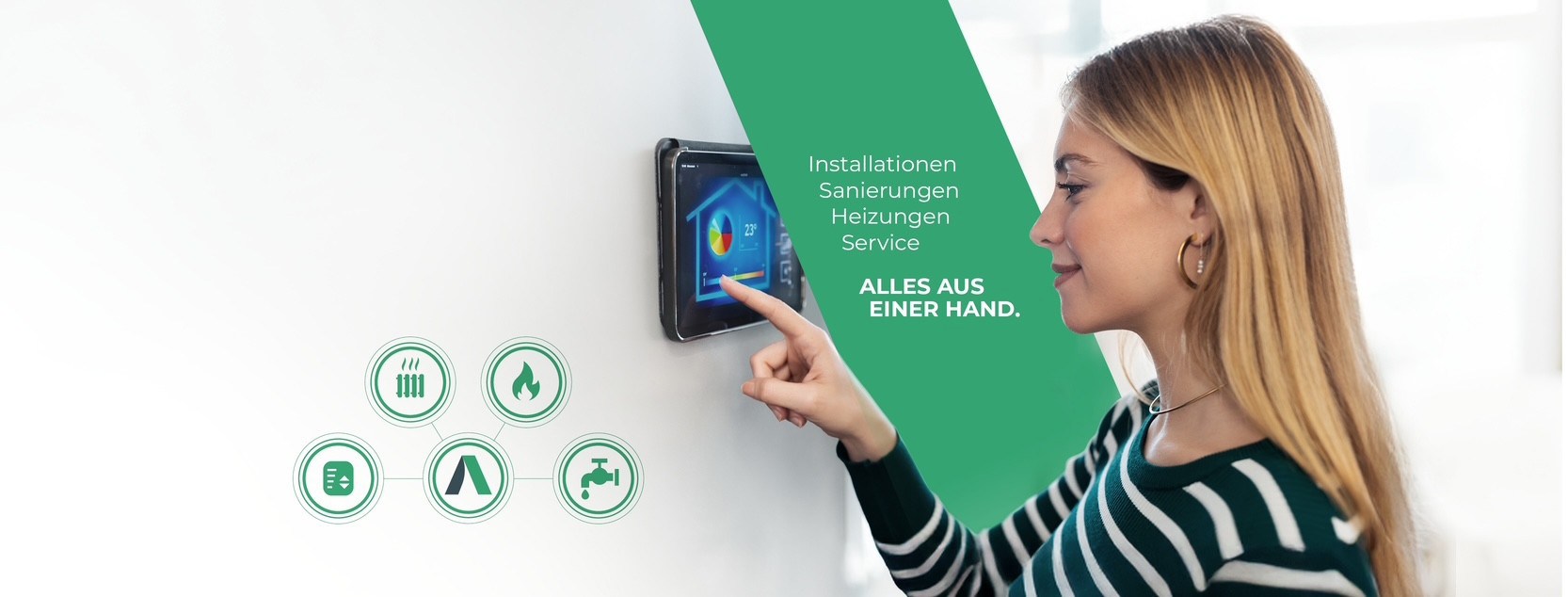 Präsentationsansicht der Firma Maier Gebäudetechnik