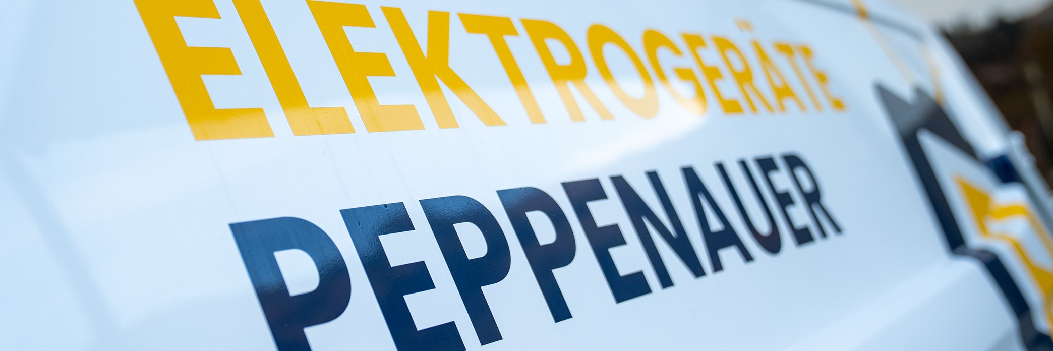 Präsentationsansicht der Firma Elektrogeräte Peppenauer