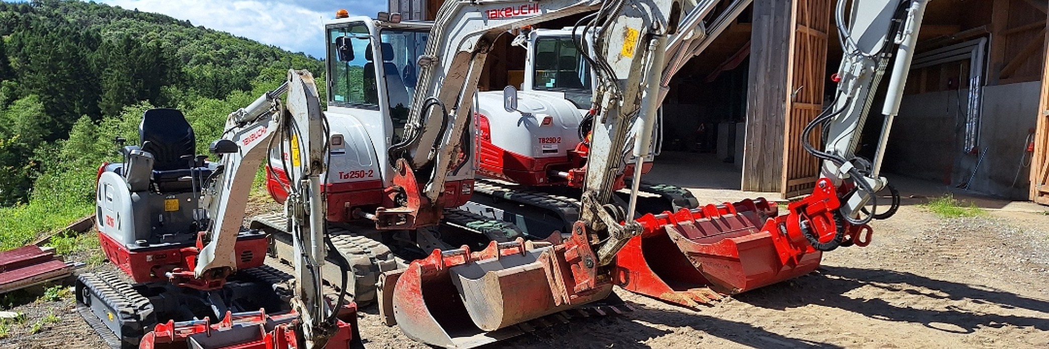 Präsentationsansicht der Firma Erdbau Raidl e.U.