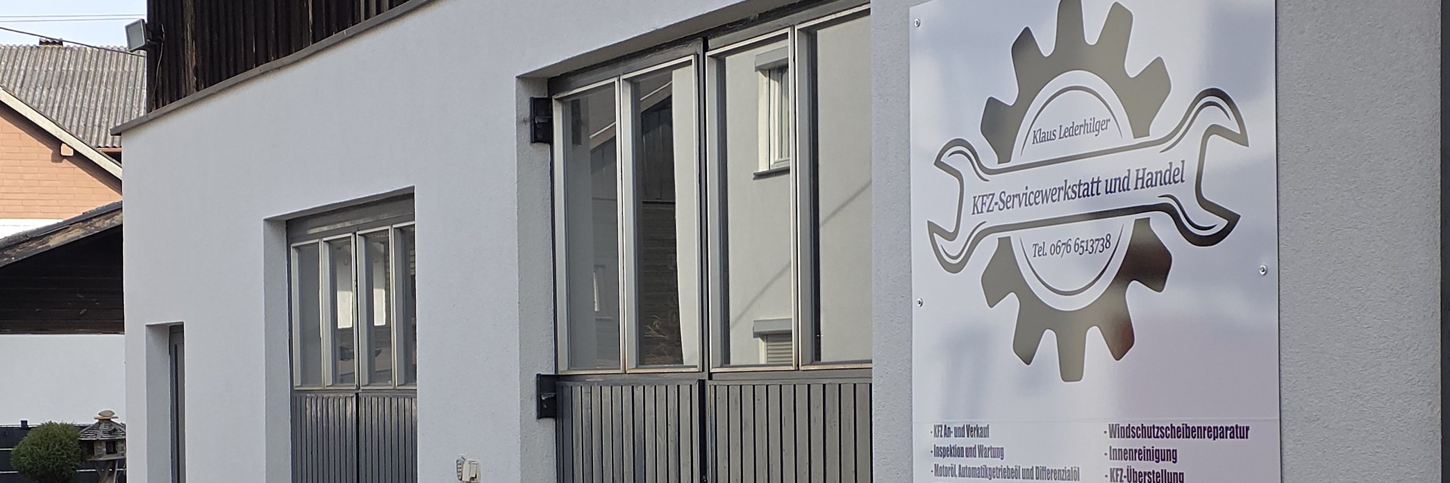 Präsentationsansicht der Firma Klaus Lederhilger KFZ Servicewerkstatt und Handel