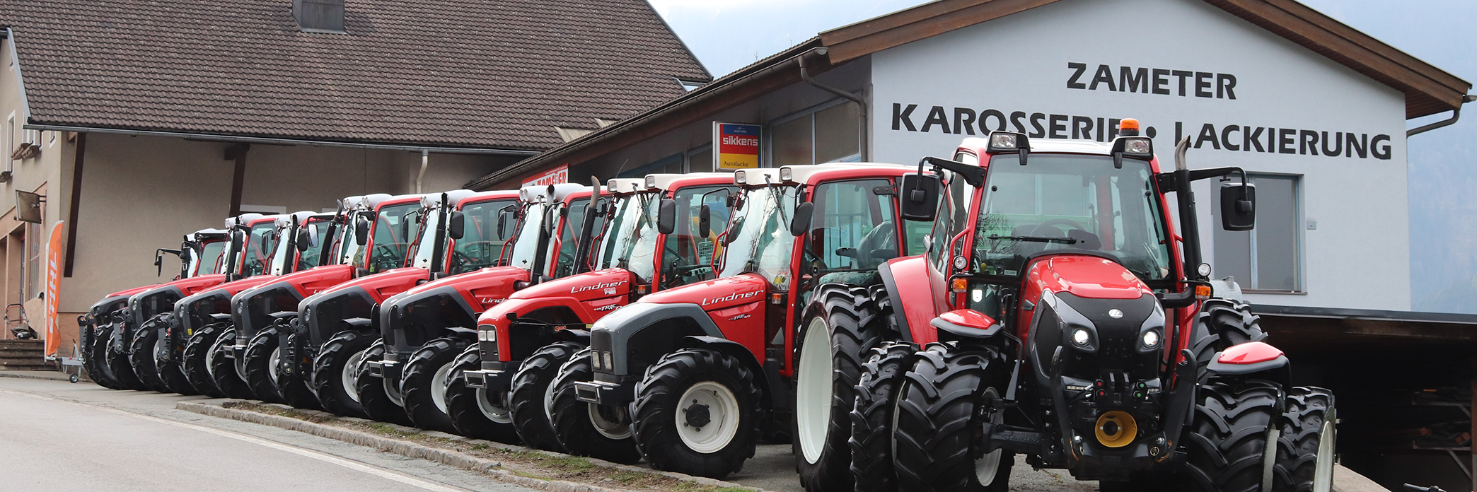 Präsentationsansicht der Firma Landmaschinentechnik Petra Zameter