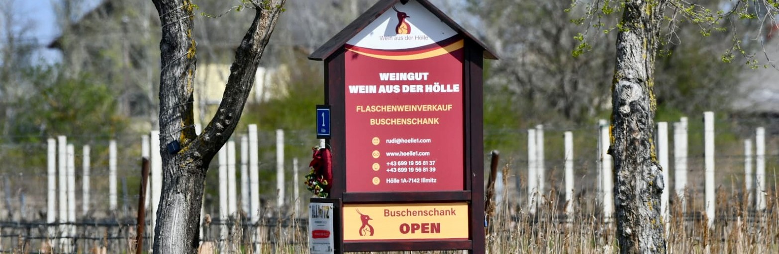 Präsentationsansicht der Firma Wein aus der Hölle